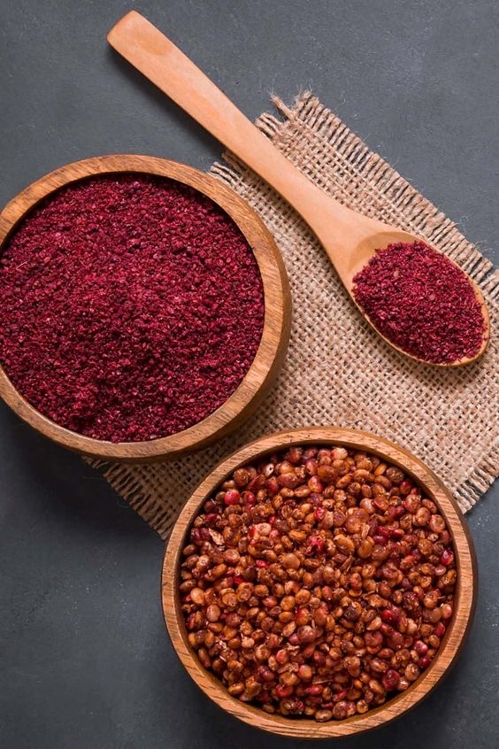 تصویر 2 از سماق قرمز اعلا با عطر ترش و رنگ طبیعی