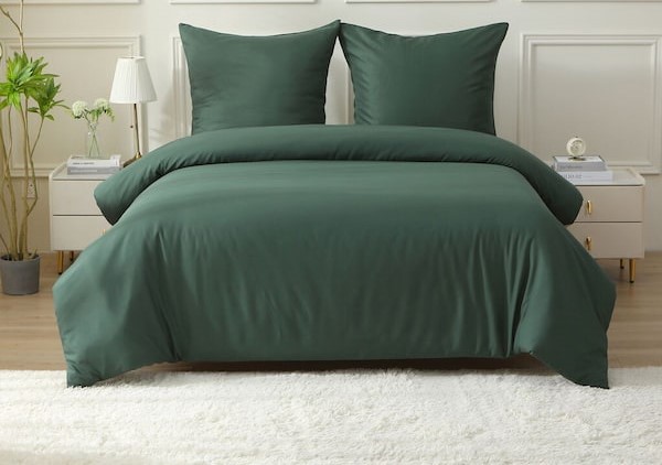 تصویر 3 از رو تختی سبز برای دکوراسیون آرامش‌ بخش اتاق خواب