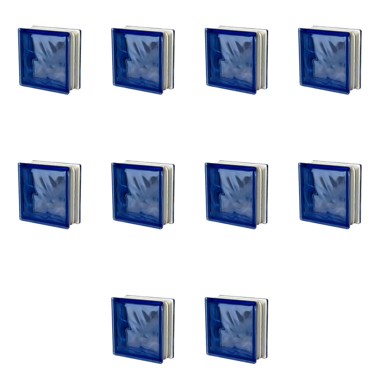 بلوک شیشه ای کلودی آبی