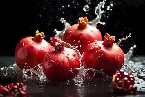 انار یاقوتی شهرضا با دانه‌ های درشت و قرمز