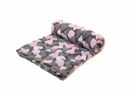 تصویر 4 از پتو مسافرتی قلبی طرح عاشقانه