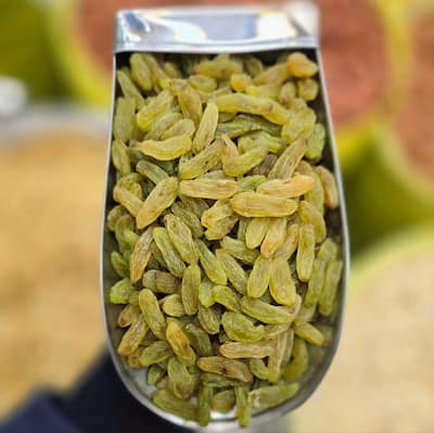 کشمش سبز آفتابی خشک اعلا با رنگ طبیعی و کیفیت تضمینی