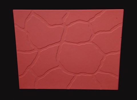 خرید موزاییک پلیمری 40 × 40 قرمز + قیمت درب کارخانه