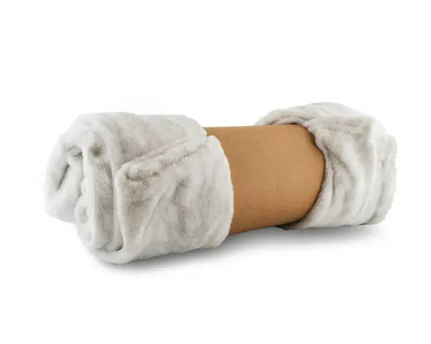 پتو مسافرتی سفید رنگ روشن