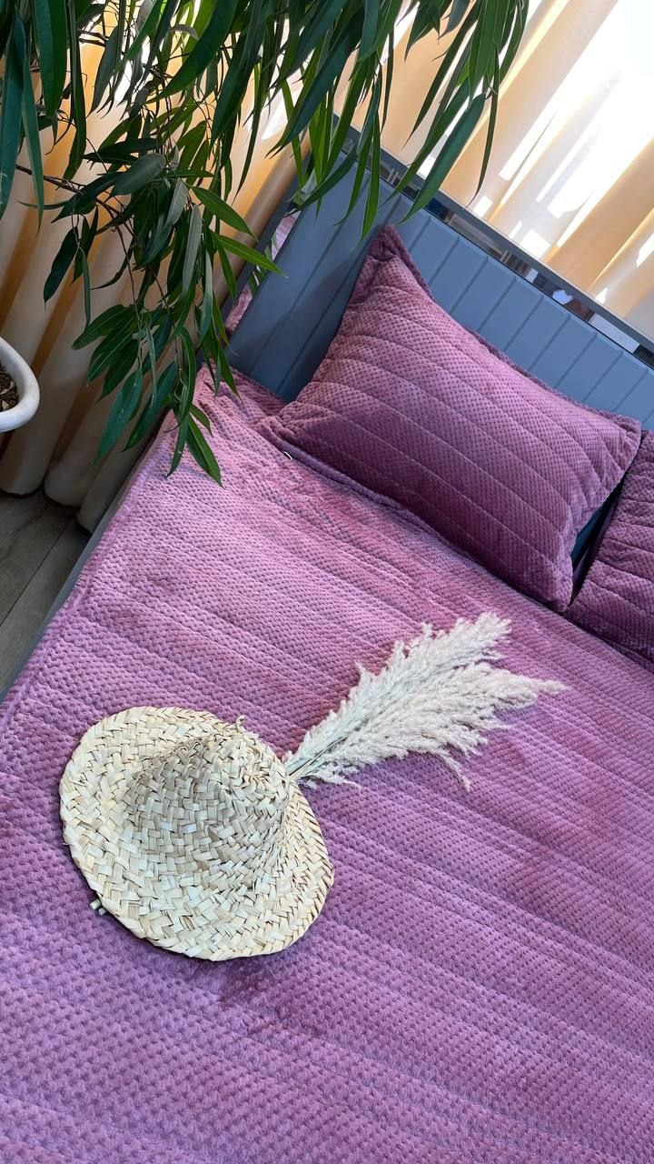 تصویر 5 از نیم ست کاور تخت پتویی + فروش عمده