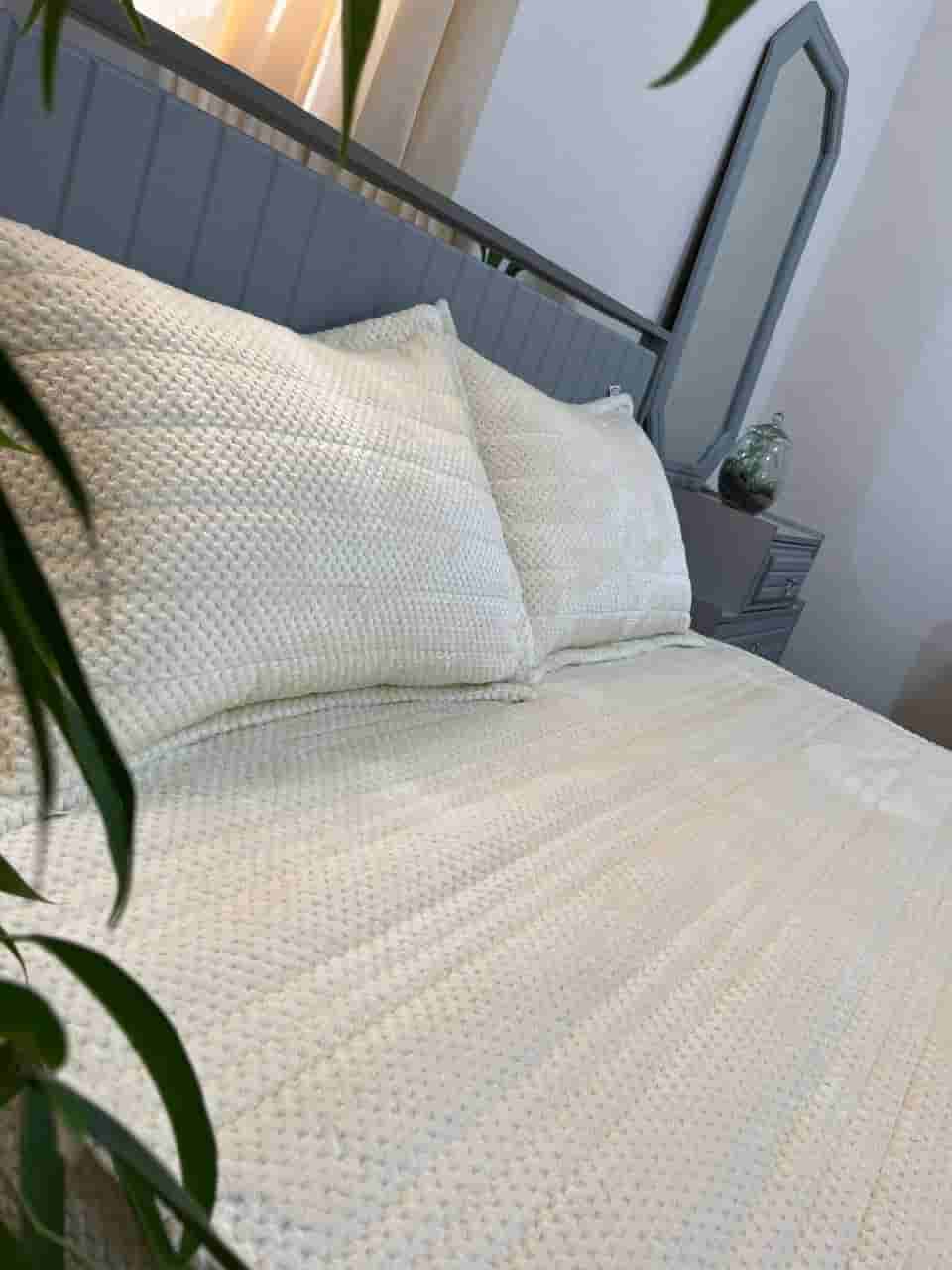 تصویر 1 از نیم ست کاور تخت پتویی + فروش عمده