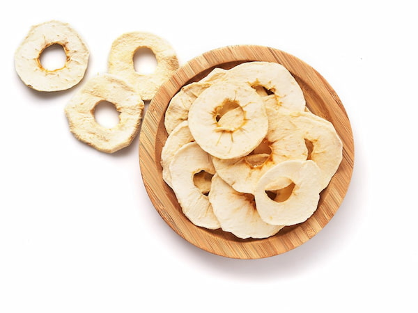 سیب خشک زرد ارگانیک با بسته بندی بهداشتی و فله