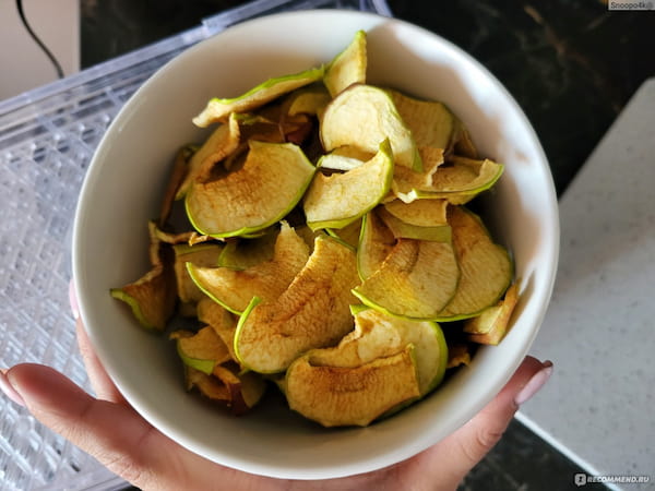 تصویر 3 از سیب خشک سبز طبیعی برای ترکیب با آجیل و دسر ها