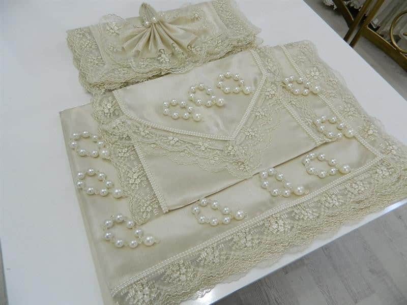 تصویر 1 از سجاده مخمل عروس + انتخابی فاخر