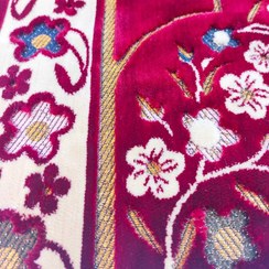 سجاده مخمل گل برجسته با تنوع و رنگ بندی بالا