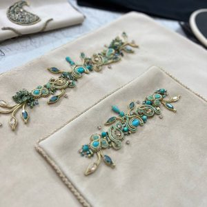 تصویر 3 از سجاده مخمل روبان دوزی +  مدرن و استاندارد