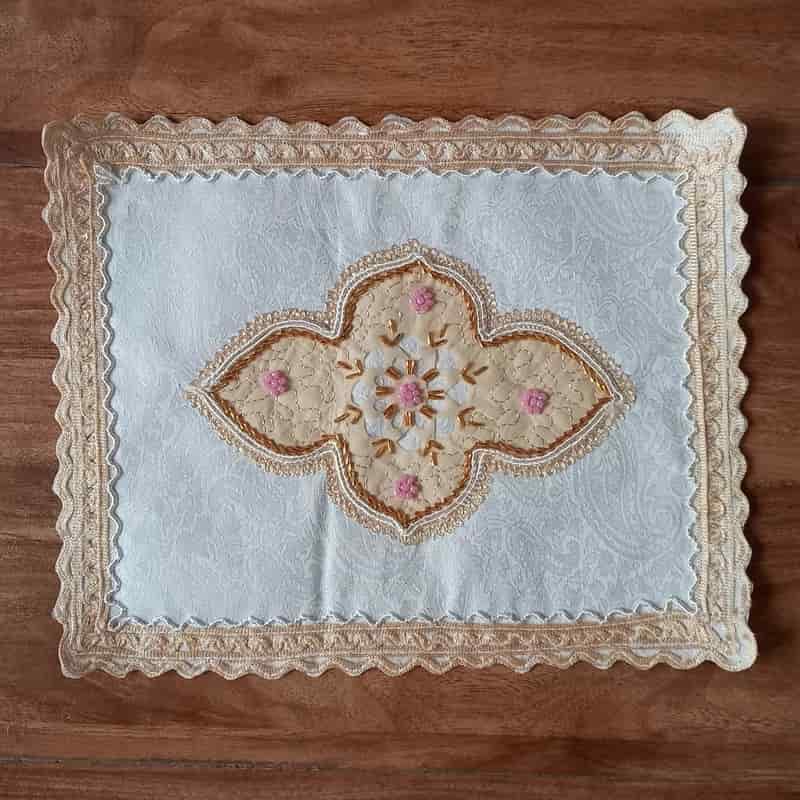 تصویر 2 از سجاده مخمل روبان دوزی +  مدرن و استاندارد