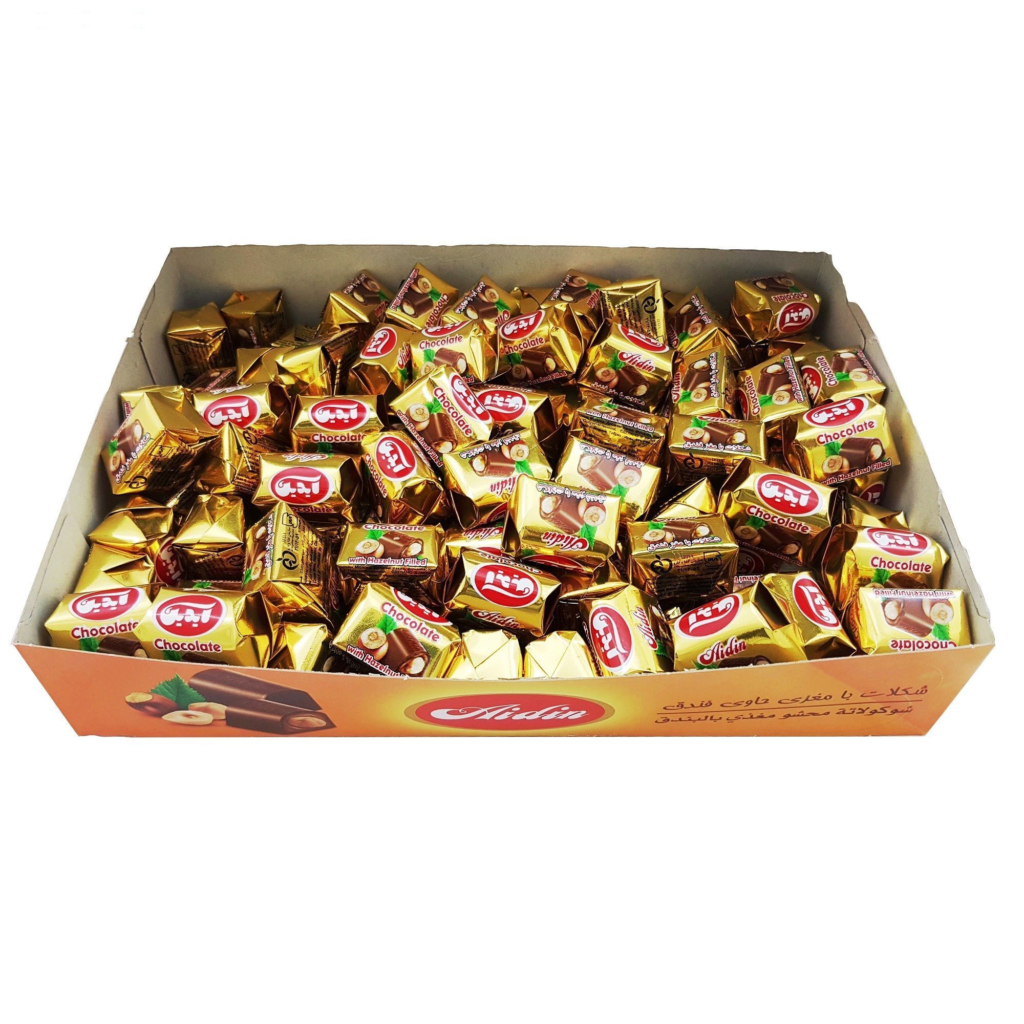 تصویر 4 از شکلات تافی آیدین لاو مغزدار با روکش کاکائو