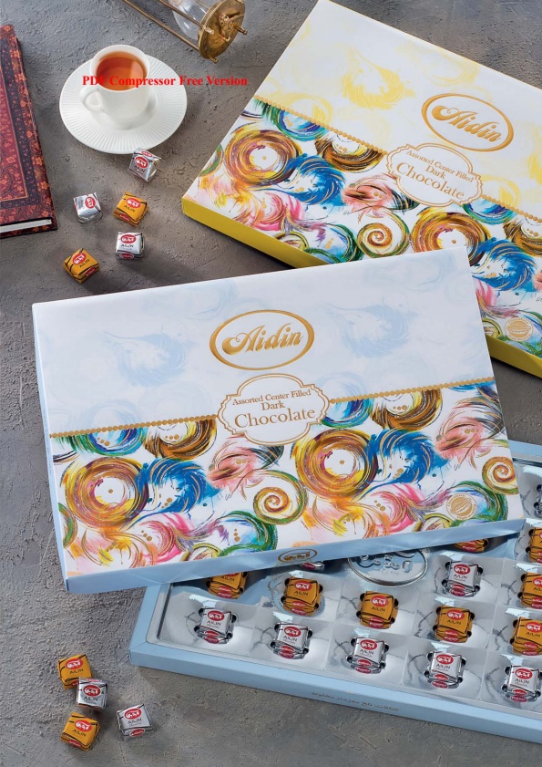 شکلات آیدین لاو با کرم شیری فندقی مجلسی