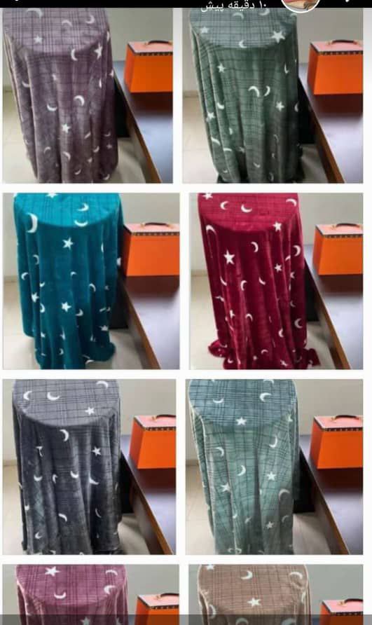 تصویر 2 از فروش ویژه و قیمت مناسب پتو وارداتی ماه و ستاره