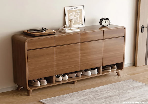 تصویر 5 از قیمت خرید جاکفشی ساده چوبی + فروش ویژه