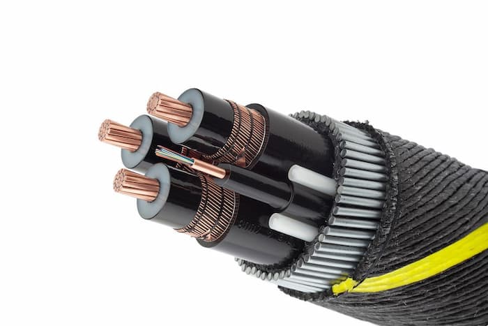 تصویر 2 از کابل مخابراتی بیرونی مقاوم در برابر نور خورشید و باران