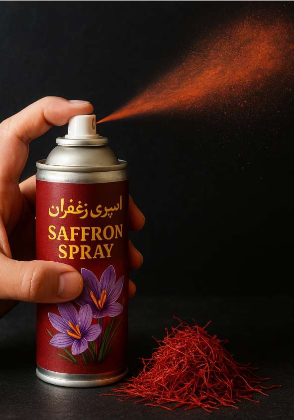 تصویر 1 از اسپری زعفران ویژه رستوران‌ها در بازار ایران