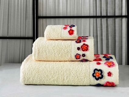 تصویر 2 از فروش عمده‌ حوله دست و صورت سایز 50 × 80 + قیمت و خرید