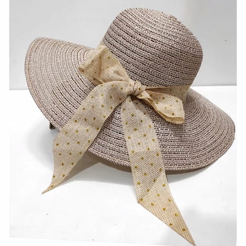 تصویر 2 از کلاه حصیری ساحلی + کیفیت عالی و تضمینی