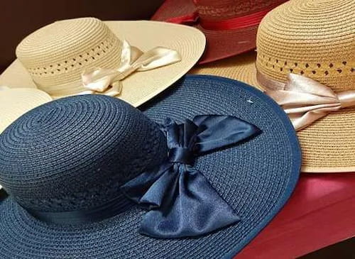 تصویر 3 از کلاه حصیری ساحلی شیک + مناسب طبیعت‌ گردی