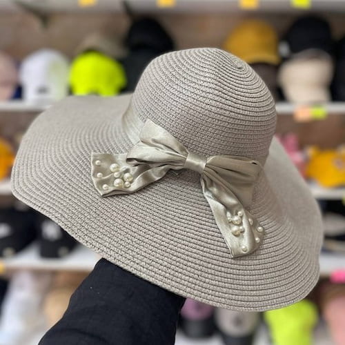 تصویر 5 از کلاه حصیری ساحلی شیک + مناسب طبیعت‌ گردی