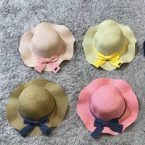 تصویر 2 از کلاه حصیری ساحلی عمده با مدل‌ های متنوع