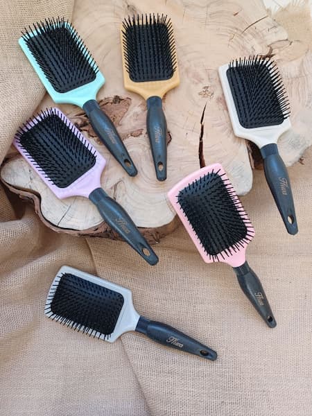 برس مو دسته سیلیکونی سوزن پلاستیکی