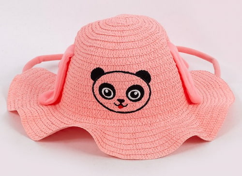 تصویر 4 از کلاه حصیری بچه‌ گانه مناسب تابستان