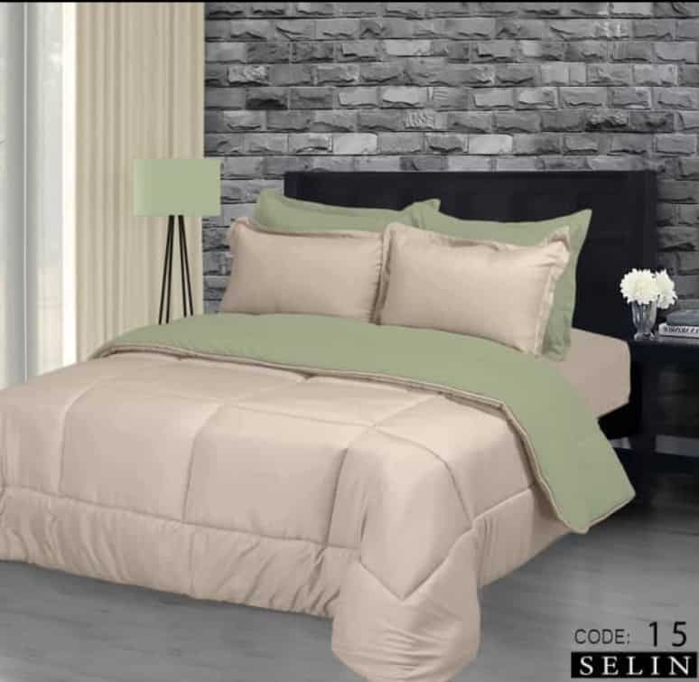 تولید و پخش ست رو تختی پنبه دوزی ساده سلین