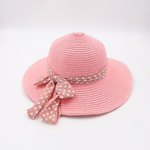 تصویر 1 از کلاه حصیری ساحلی فانتزی عروسکی بچه‌ گانه + مناسب ساحل