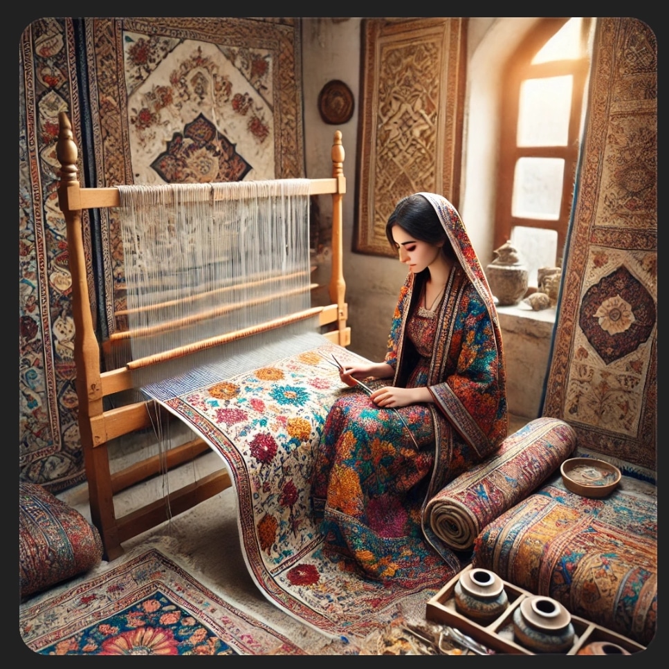 تصویر 4 از قیمت خرید تابلو فرش دستبافت + خرید آسان