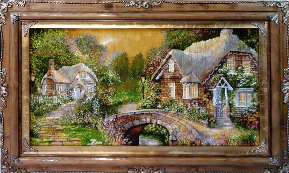 تصویر 2 از قیمت خرید تابلو فرش دستبافت بافت مرینوس