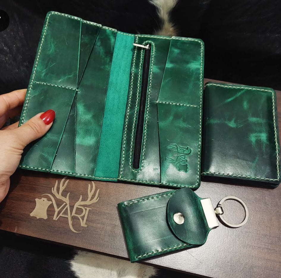 ست کیف پول چرم باقیمت به صرفه