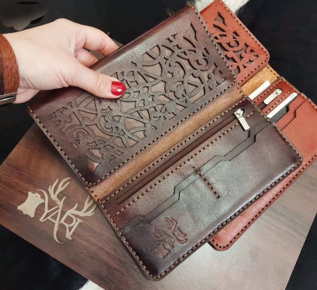 کیف پول چرم دستدوز در بهترین کیفیت و فروش عمده