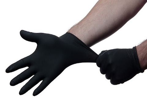 تصویر 5 از قیمت دستکش آرایشگری مشکی