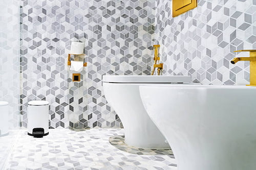 تصویر 5 از کاشی سرویس بهداشتی با طراحی ضد رطوبت و لوکس