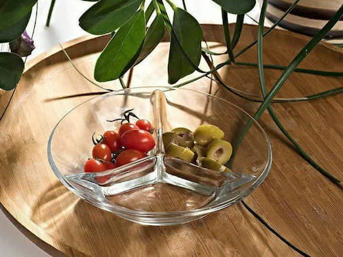 تصویر 3 از اردوخوری بلور شفاف و با کیفیت + چند خانه طرح جدید