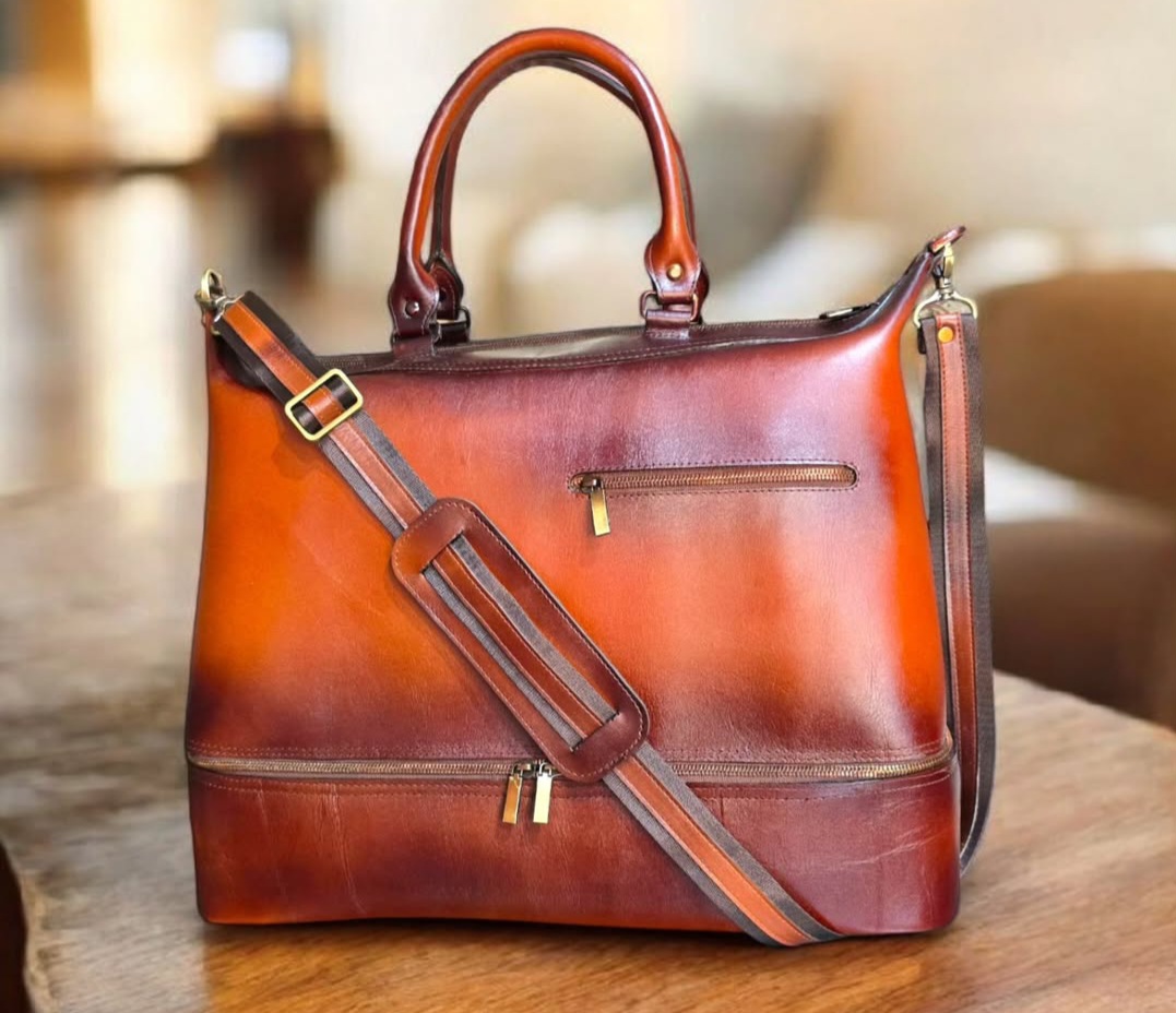 کیف دوشی و دستی زنانه چرم طبیعی با کیفیت بی نظیر