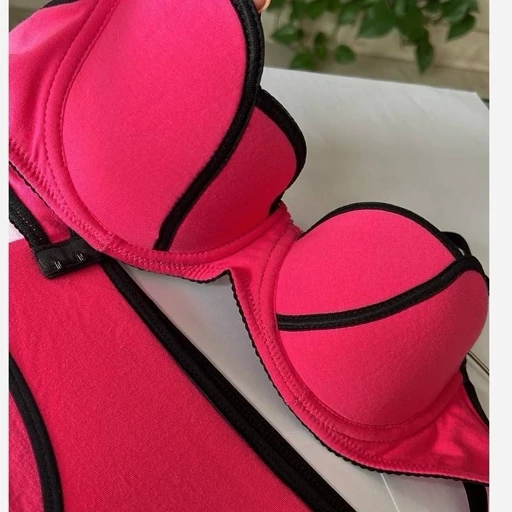 تصویر 2 از سوتین ست اسفنجی کم لایه نخی