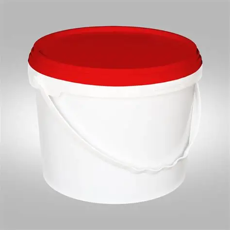 فروش عمده سطل 12 لیتری پلاستیکی گرد