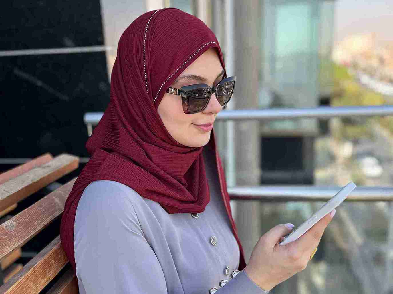 تصویر 4 از قیمت خرید شال کشی نگین دار با فروش عمده