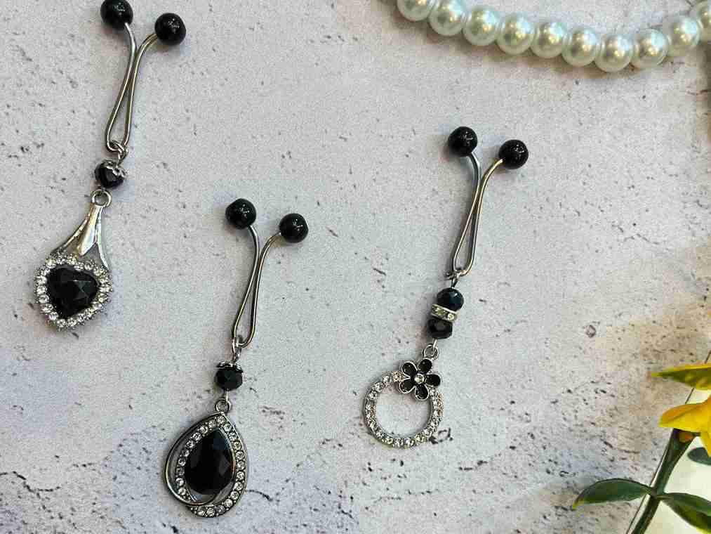 خرید و قیمت گیره روسری مشکی + فروش صادراتی