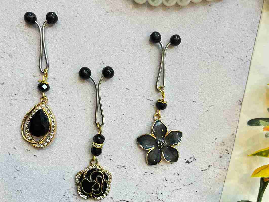 تصویر 2 از خرید و قیمت گیره روسری مشکی + فروش صادراتی