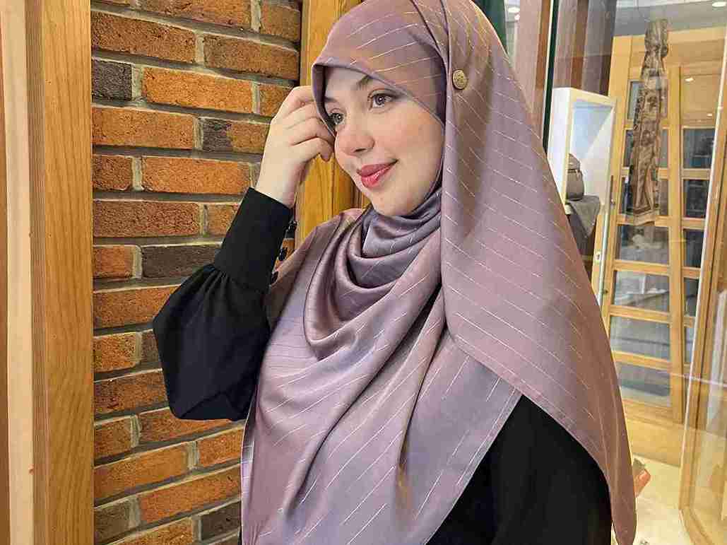 تصویر 1 از فروش عمده روسری ساتن سیلک + قیمت صادراتی