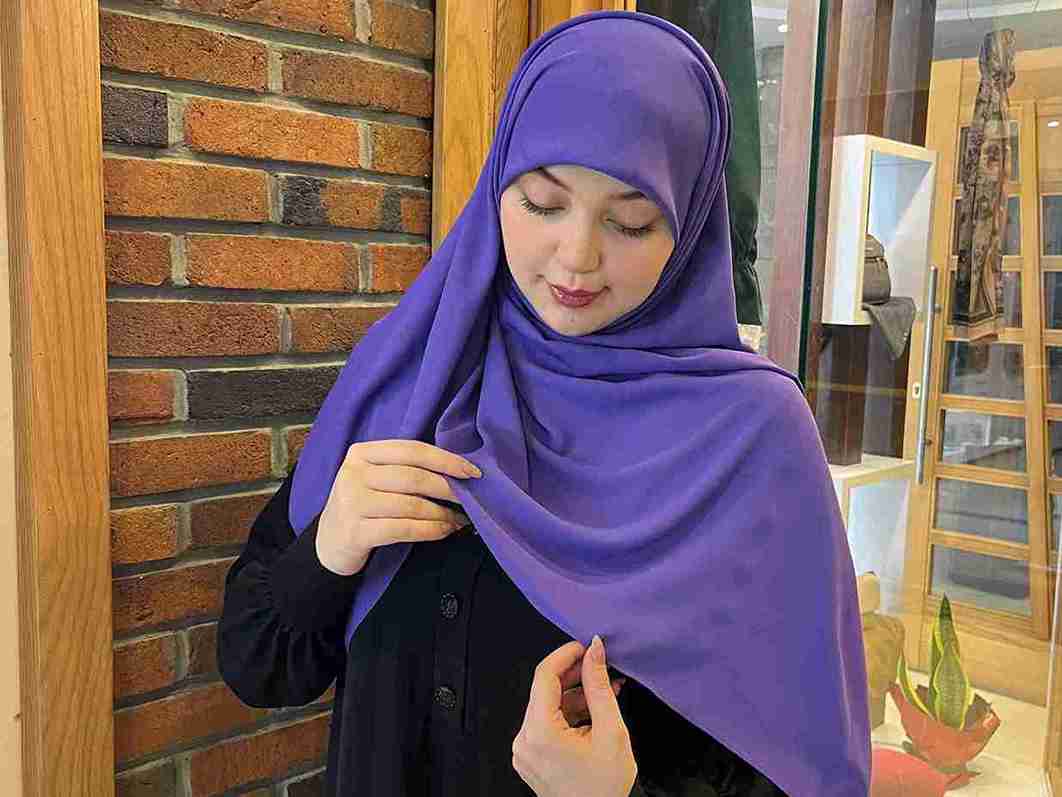 تصویر 4 از قیمت روسری حریر کرپ نارا + خرید باور نکردنی