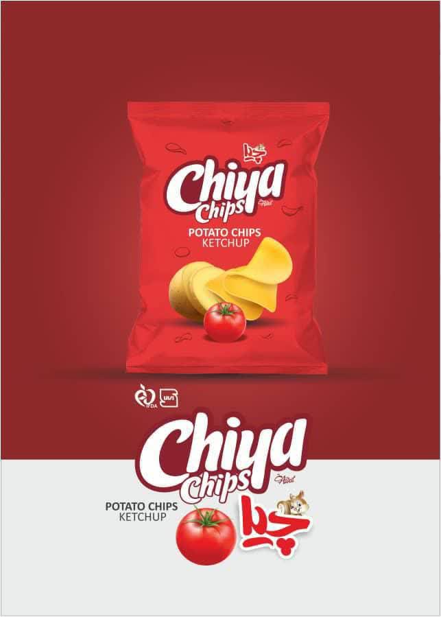 چیپس سیب زمینی ورقه ای۷۰ گرمی چیا فروش عمده + خوش قیمت و بصرفه