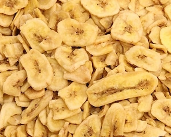 موز خشک ارگانیک عالی برای مدرسه محل کار و مسافرت