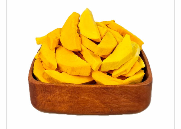 تصویر 3 از انبه خشک پفکی خوش‌ طعم و شیرین طبیعی برای مصرف روزانه