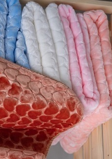 تصویر 1 از سفارش آنلاین پتو ژله ای دونفره قلبی مقرون به صرفه